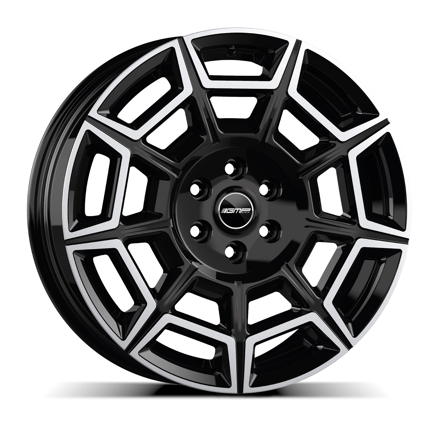 GMP WHEELS PERVAN ZWART GEPOLIJST 8002000102342